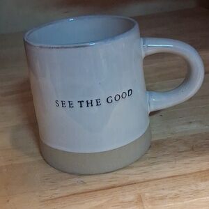 Hearth & Hand stoneware mug See The Good..